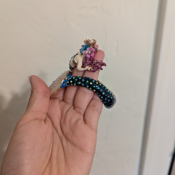 Betsey Johnson Blue and Pink Mermaid Bracelet - Picture 4 of 4